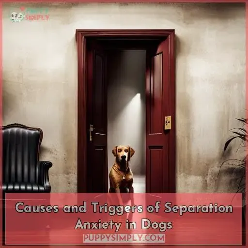 Causes and Triggers of Separation Anxiety in Dogs