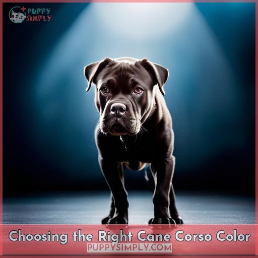 Choosing the Right Cane Corso Color