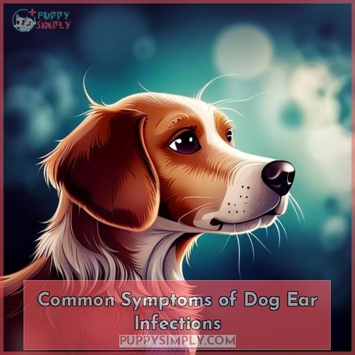 Common Symptoms of Dog Ear Infections