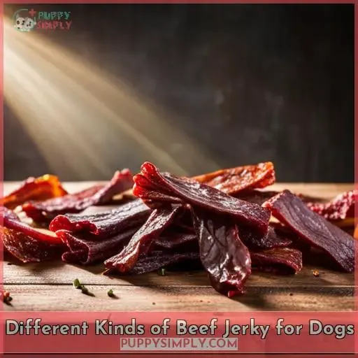 Different Kinds of Beef Jerky for Dogs