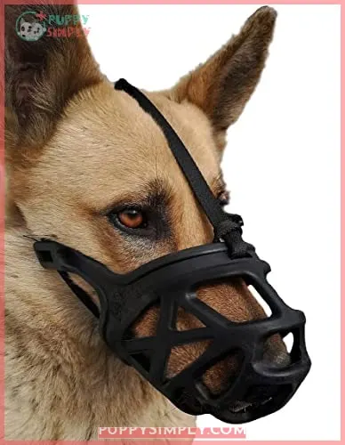 Dog Muzzle, Breathable Basket Muzzles