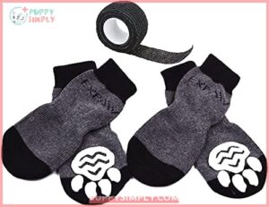 EXPAWLORER Dog Socks Traction Control B06XS7ZCFQ