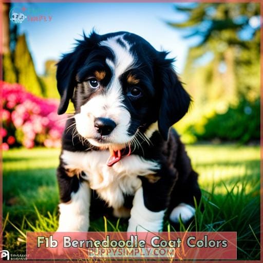 F1b Bernedoodle Coat Colors