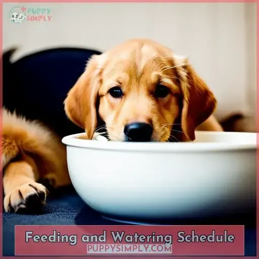 Feeding and Watering Schedule