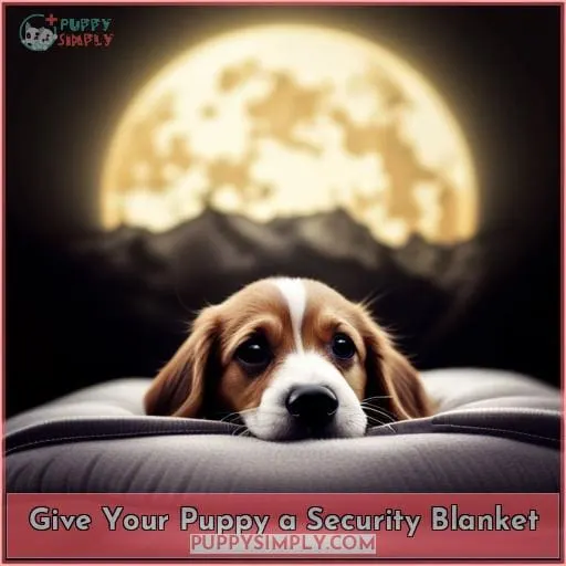 Give Your Puppy a Security Blanket