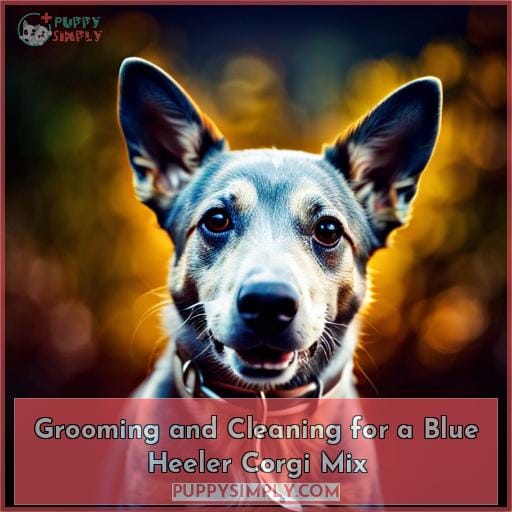 Grooming and Cleaning for a Blue Heeler Corgi Mix