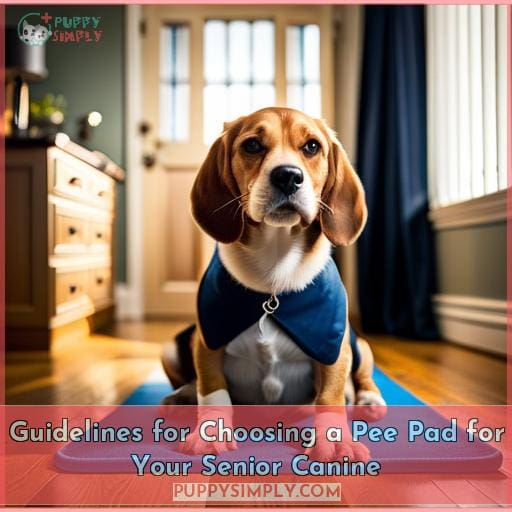 Guidelines for Choosing a Pee Pad for Your Senior Canine