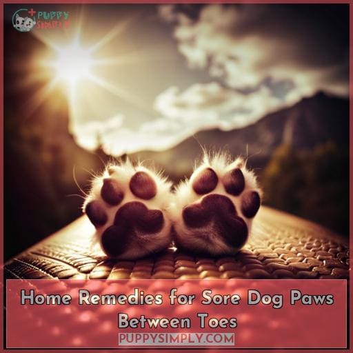 Home Remedies for Sore Dog Paws Between Toes