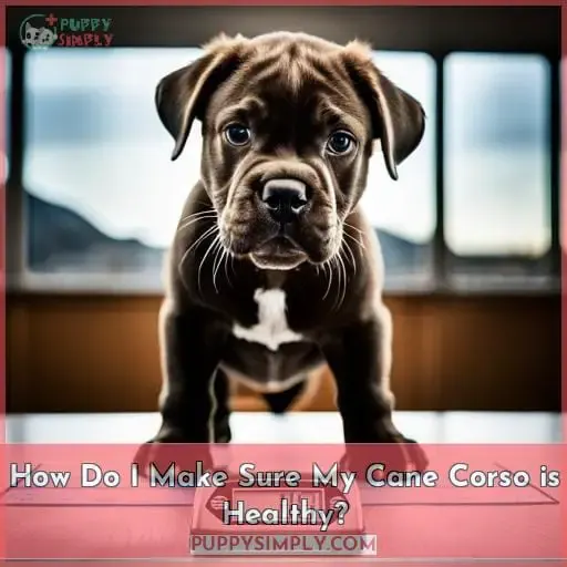 How Do I Make Sure My Cane Corso is Healthy