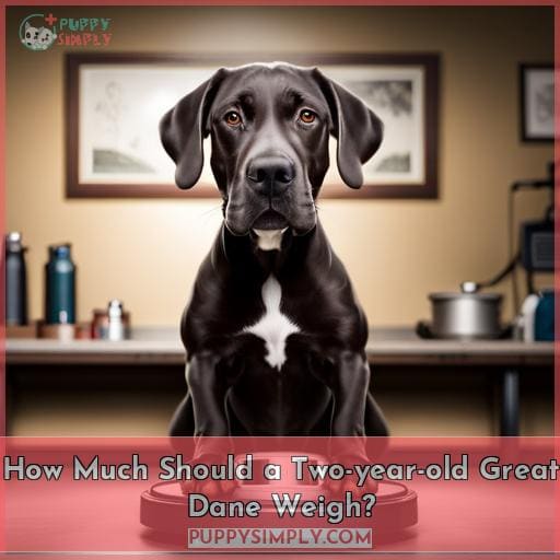 How Much Should a Two-year-old Great Dane Weigh