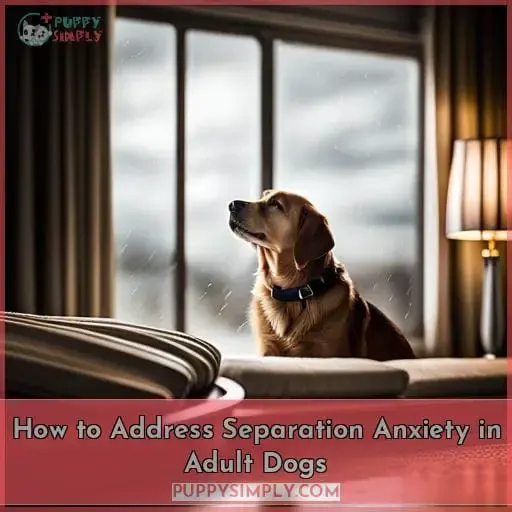 How to Address Separation Anxiety in Adult Dogs