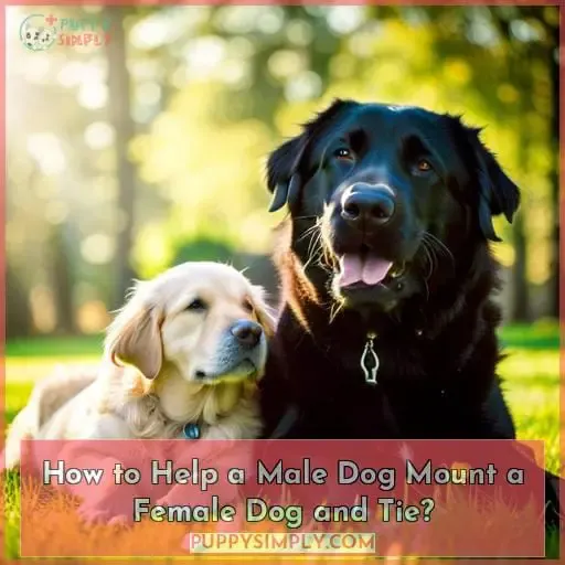 How to Help a Male Dog Mount a Female Dog and Tie