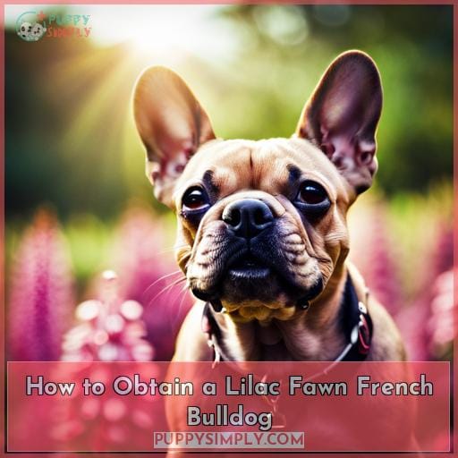 How to Obtain a Lilac Fawn French Bulldog