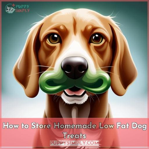 How to Store Homemade Low Fat Dog Treats