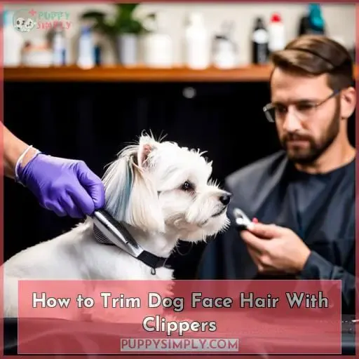 How to Trim Dog Face Hair With Clippers