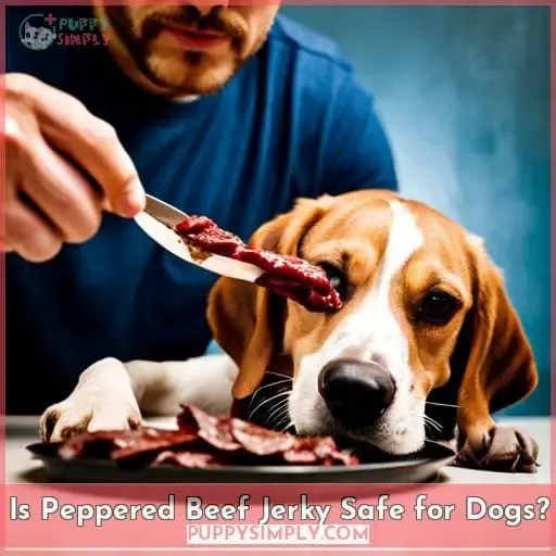 Is Peppered Beef Jerky Safe for Dogs
