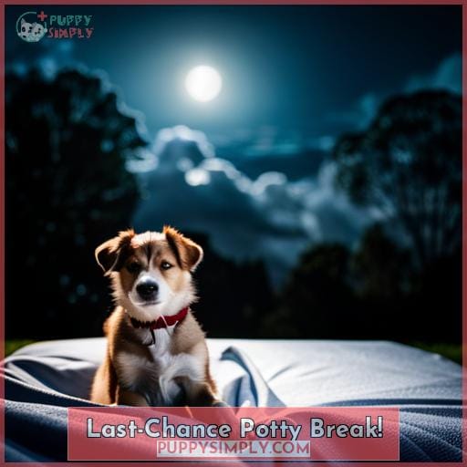 Last-Chance Potty Break!