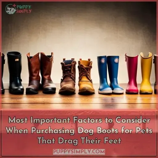 Most Important Factors to Consider When Purchasing Dog Boots for Pets That Drag Their Feet
