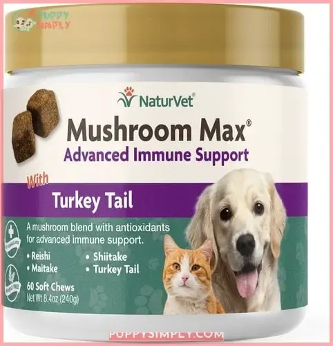 NaturVet Mushroom Max with Turkey