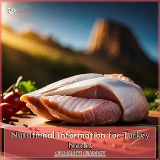 Nutritional Information for Turkey Necks