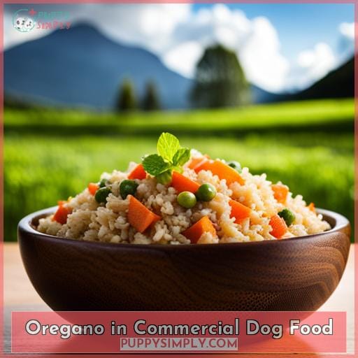 Oregano in Commercial Dog Food