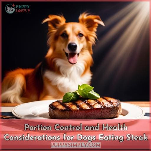 Portion Control and Health Considerations for Dogs Eating Steak
