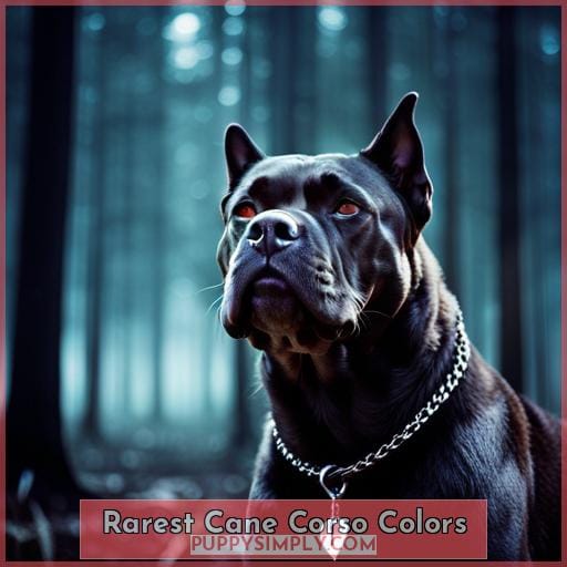 Rare Cane Corso Colors: Straw, Isabella, Chocolate, Formentino, Blue