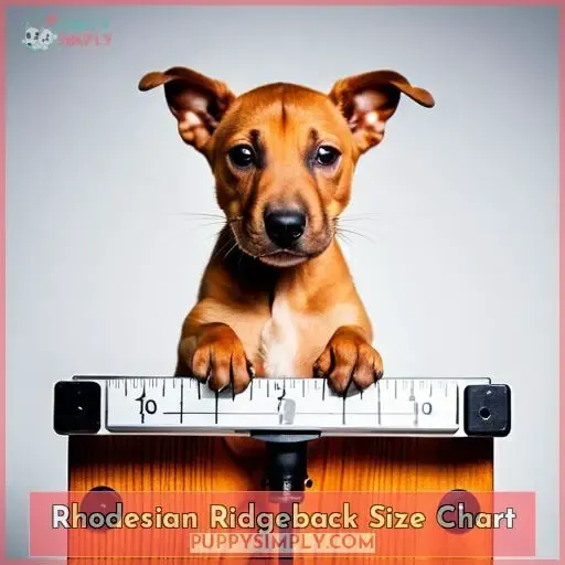 Rhodesian Ridgeback Size Chart