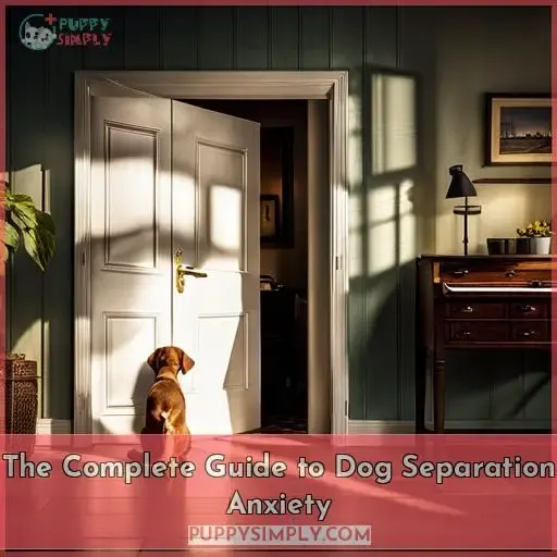 the complete guide to dog separation anxiety