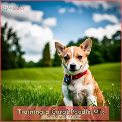 Training a Corgi Poodle Mix