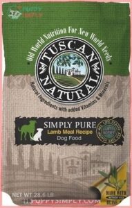 Tuscan Natural Simply Pure Lamb