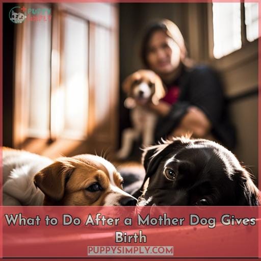What to Do After a Mother Dog Gives Birth