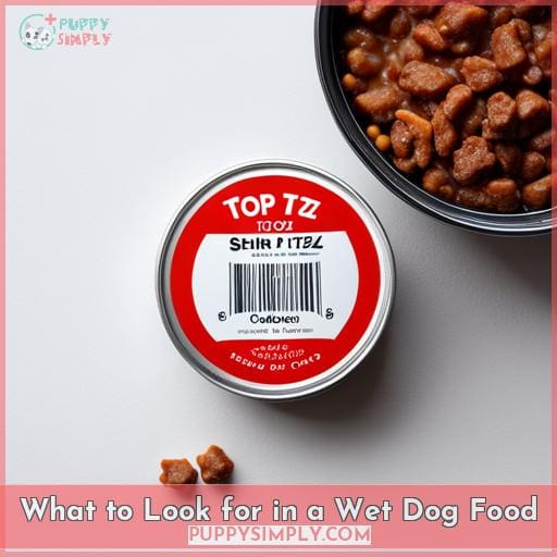 What to Look for in a Wet Dog Food
