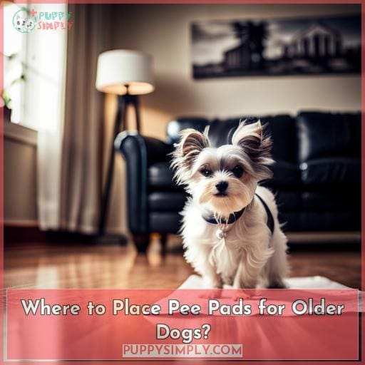 Where to Place Pee Pads for Older Dogs