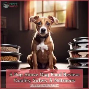 a pup above dog food review