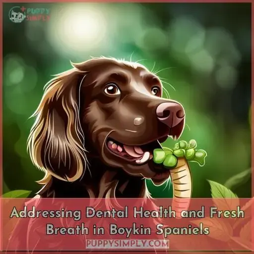 Addressing Dental Health and Fresh Breath in Boykin Spaniels