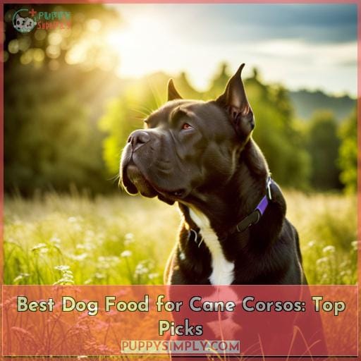 Best Dog Food for Cane Corsos Top Picks