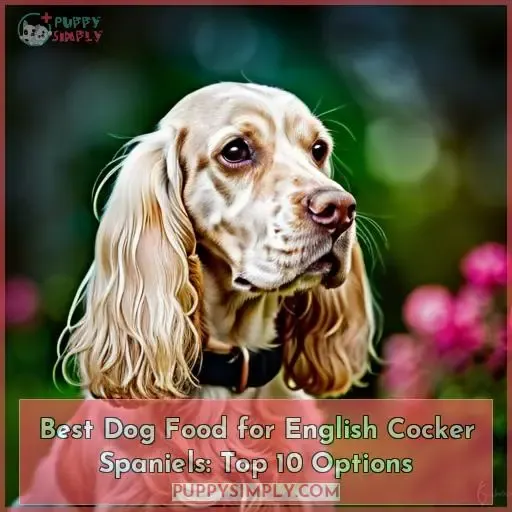 best dog food for english cocker spaniels