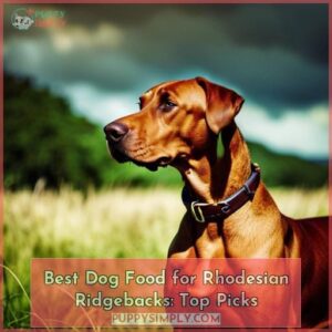 best dog food for rhodesian ridgebacks