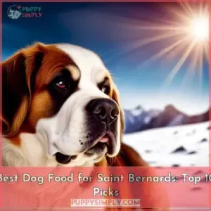 best dog food for saint bernards