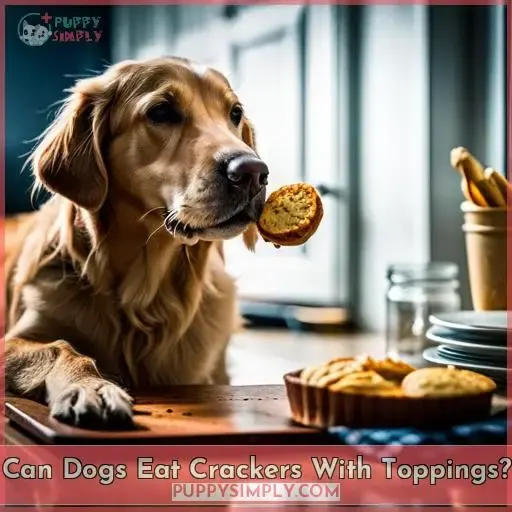 Can Dogs Eat Crackers With Toppings