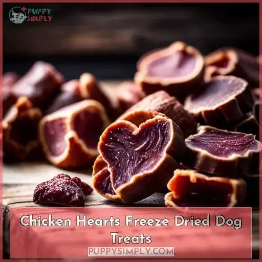 Chicken Hearts Freeze Dried Dog Treats
