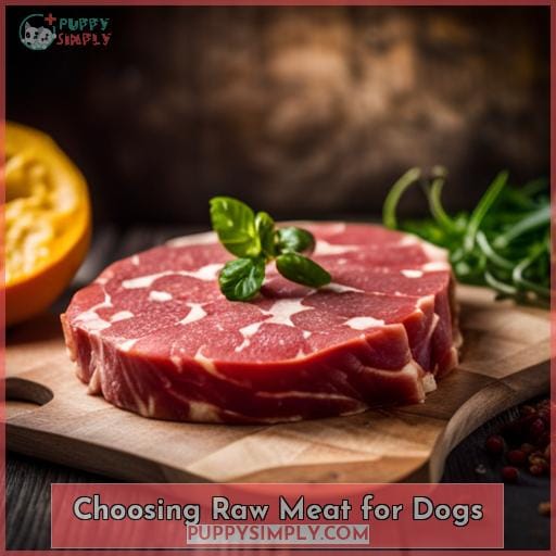 Choosing Raw Meat for Dogs