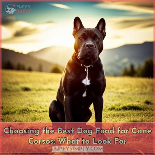 Choosing the Best Dog Food for Cane Corsos: What to Look For
