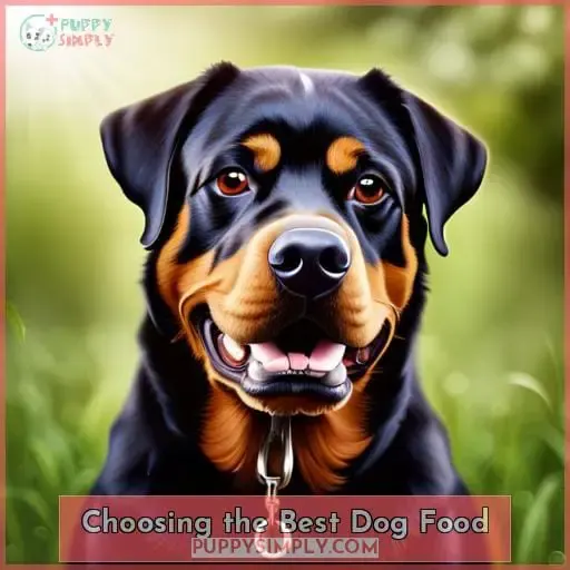 Choosing the Best Dog Food