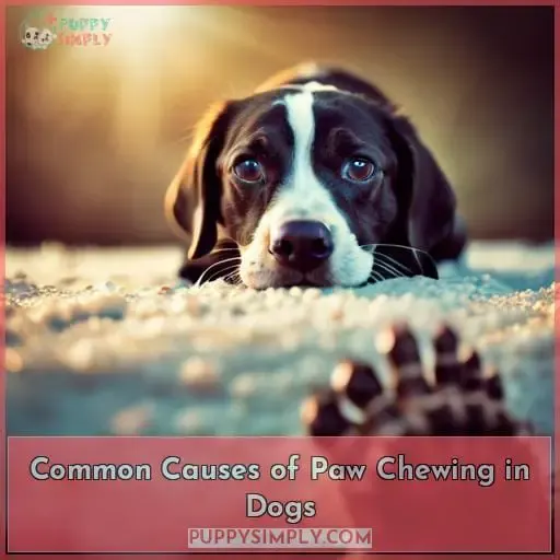 Common Causes of Paw Chewing in Dogs