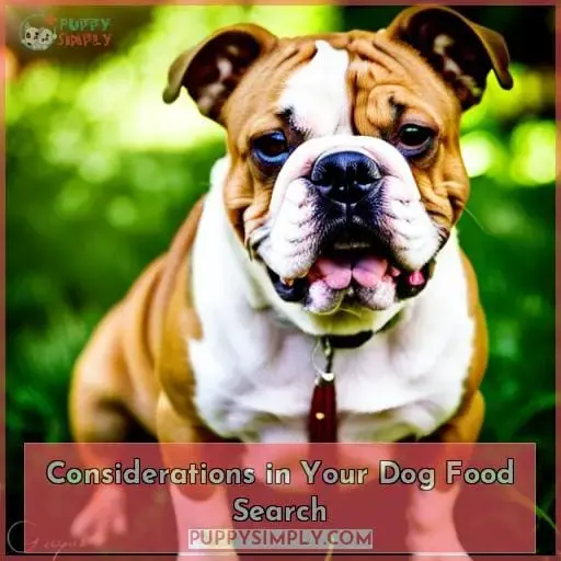 Considerations in Your Dog Food Search