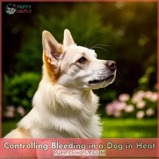 Controlling Bleeding in a Dog in Heat