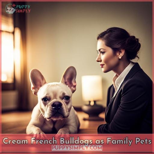 Cream French Bulldogs as Family Pets