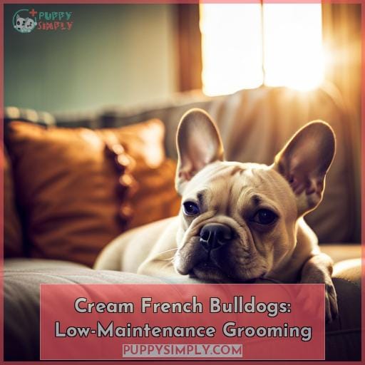 Cream French Bulldogs: Low-Maintenance Grooming